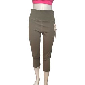 Women’s Capri Leggings Size XL TKO TECHNICAL KNOCKOUT,Grey,high waist,pockets